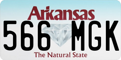 AR license plate 566MGK