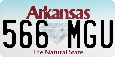 AR license plate 566MGU