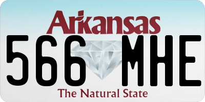 AR license plate 566MHE