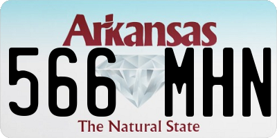 AR license plate 566MHN