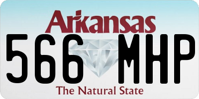 AR license plate 566MHP