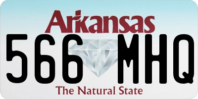 AR license plate 566MHQ