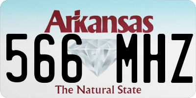 AR license plate 566MHZ