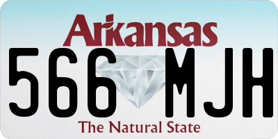 AR license plate 566MJH