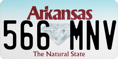 AR license plate 566MNV