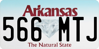AR license plate 566MTJ