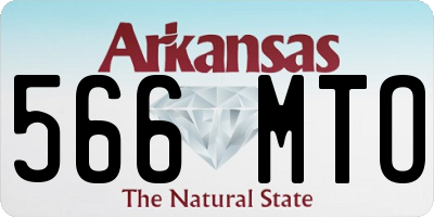 AR license plate 566MTO