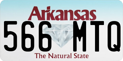 AR license plate 566MTQ