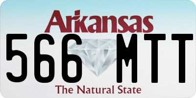 AR license plate 566MTT