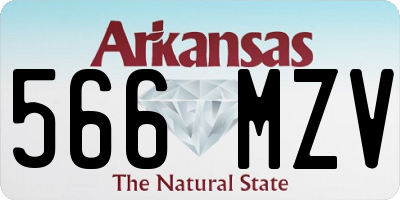 AR license plate 566MZV