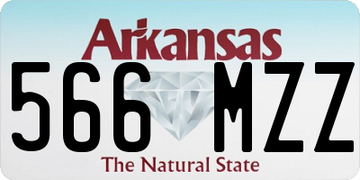 AR license plate 566MZZ