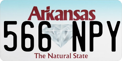 AR license plate 566NPY