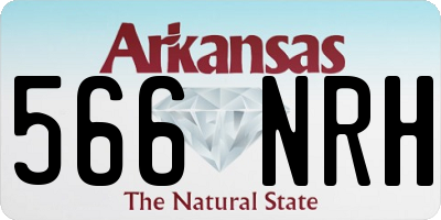 AR license plate 566NRH