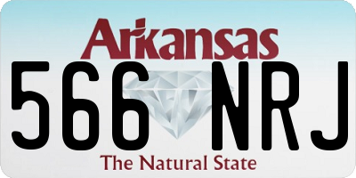 AR license plate 566NRJ