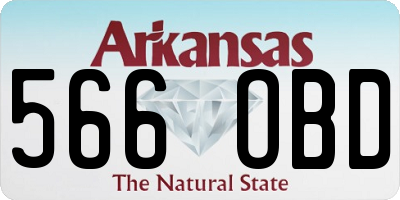 AR license plate 566OBD