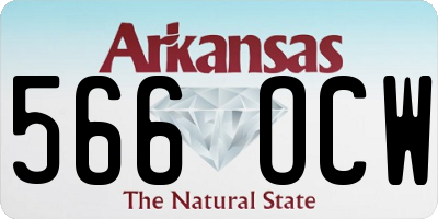 AR license plate 566OCW