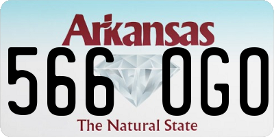 AR license plate 566OGO