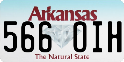 AR license plate 566OIH