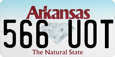 AR license plate 566UOT