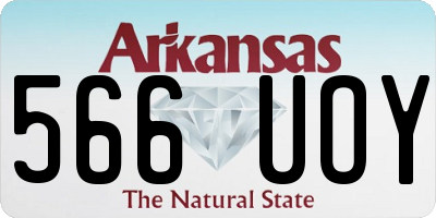 AR license plate 566UOY