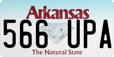 AR license plate 566UPA