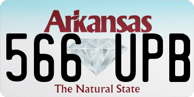 AR license plate 566UPB