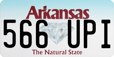 AR license plate 566UPI
