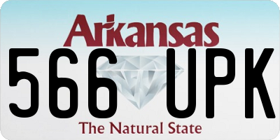 AR license plate 566UPK