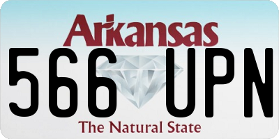 AR license plate 566UPN