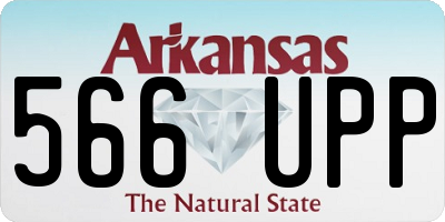 AR license plate 566UPP