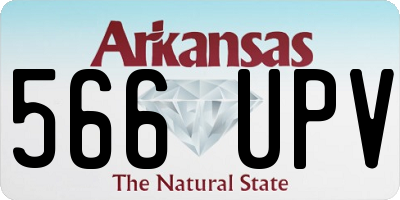 AR license plate 566UPV