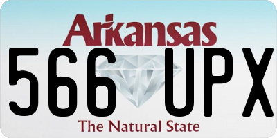 AR license plate 566UPX