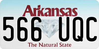 AR license plate 566UQC