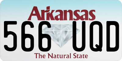 AR license plate 566UQD