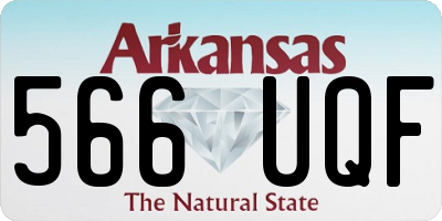 AR license plate 566UQF