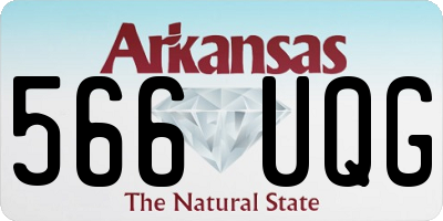 AR license plate 566UQG