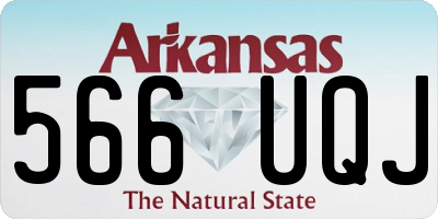 AR license plate 566UQJ