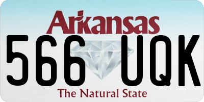 AR license plate 566UQK