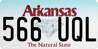 AR license plate 566UQL