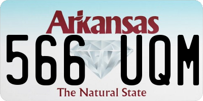 AR license plate 566UQM