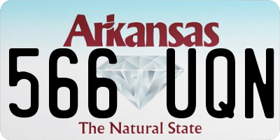 AR license plate 566UQN