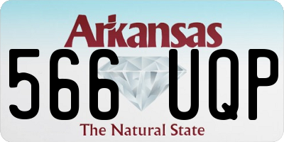 AR license plate 566UQP