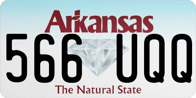 AR license plate 566UQQ