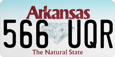 AR license plate 566UQR