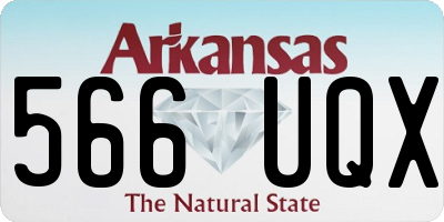 AR license plate 566UQX