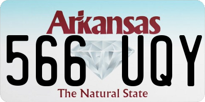 AR license plate 566UQY