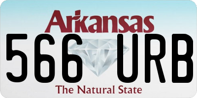 AR license plate 566URB