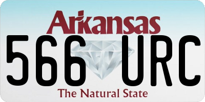 AR license plate 566URC