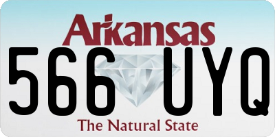 AR license plate 566UYQ