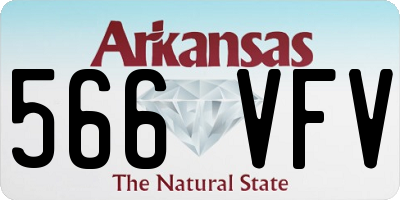 AR license plate 566VFV
